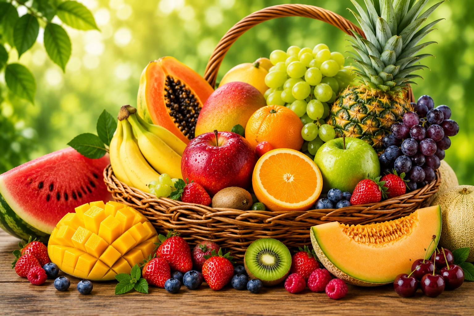 Fresh and healthy fruits